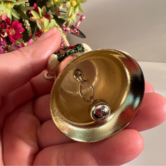 A Lot Of 2 2009/2010Jim Shore Snowman Christmas Hanging Gold Bell Ornament RARE - Picture 13 of 15